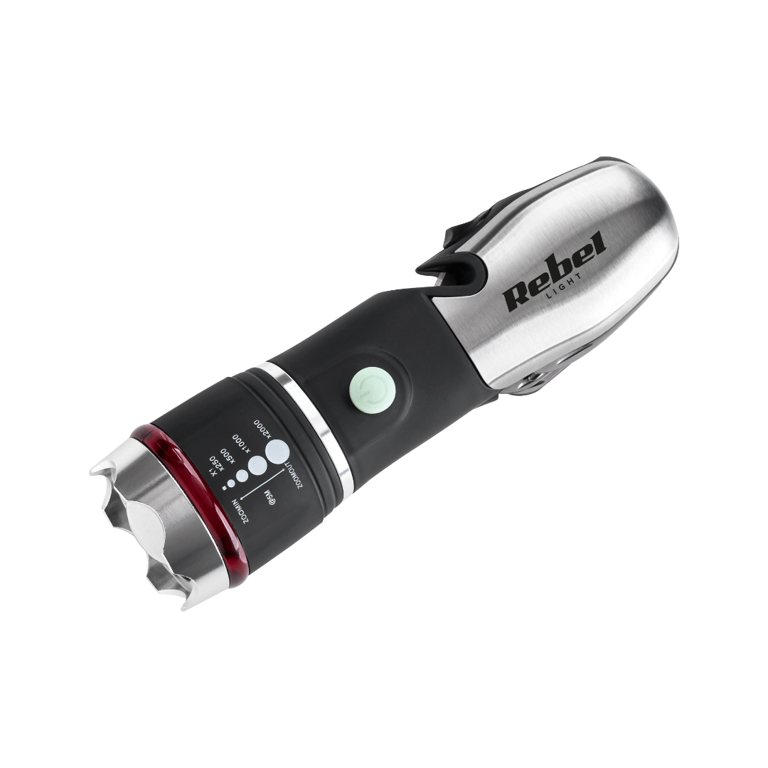 Zaklamp + multitool - 120 lumen - Op batterijen Zaklamp + multitool - 120 lumen - Op batterijen
